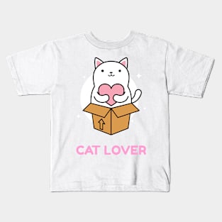 Cat Lover Kids T-Shirt